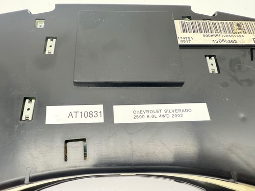 OEM 00-02 Chevrolet Silverado 2500 1500 3500 Speedometer Instrument Cluster - Picture 15 of 21