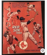 Lot (10) BOSTON RED SOX 1968-74 Programs Yaz Rice Fisk/Ted Williams Science BK⚾️