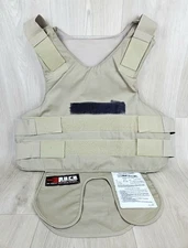 Body Armor Ballistic Vest ZPG2 Padding P.A.C.A. Tan Khaki Size LARGE MFG