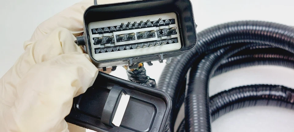 Ford F650 F750 Super Duty 2018 2019 transmisor de combustible conjunto de arnés de cables JC4Z14406D Foto 3 de 4