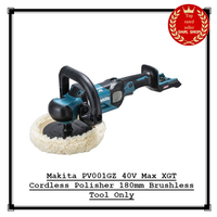 Makita PV001GZ 40 V Max Xgt Akku-Polierer 180 Mm Nur BüRstenloses Werkzeug