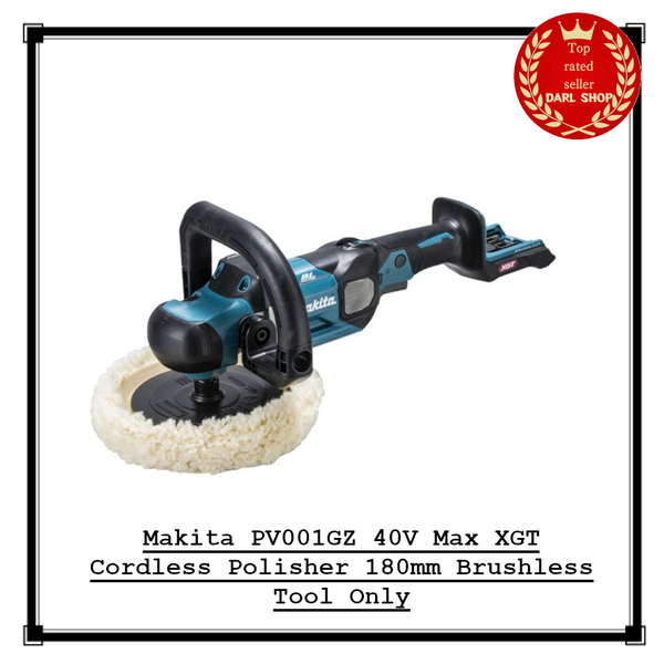 Makita PV001GZ 40 V Max Xgt Akku-Polierer 180 Mm Nur BüRstenloses Werkzeug-image