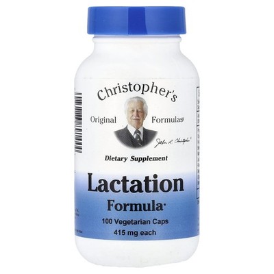 Christopher's Original Formulas, Stillzeitformel, 460 mg, 100 vegetarische Kapse