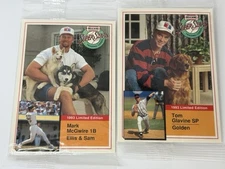 2 Packs 1993 Milk-Bone Super Stars Limited Edition Baseball SEALED NEW