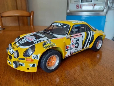 Alpine Renault A110 échelle 1/12 Base Otto Models Tour de Corse 1975 - Photo 1/4