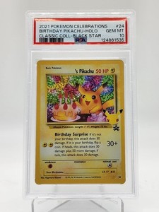 Birthday Pikachu Psa 10 | eBay