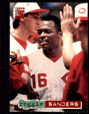 1994 Topps Stadium Club Reggie Sanders Cincinnati Reds #136