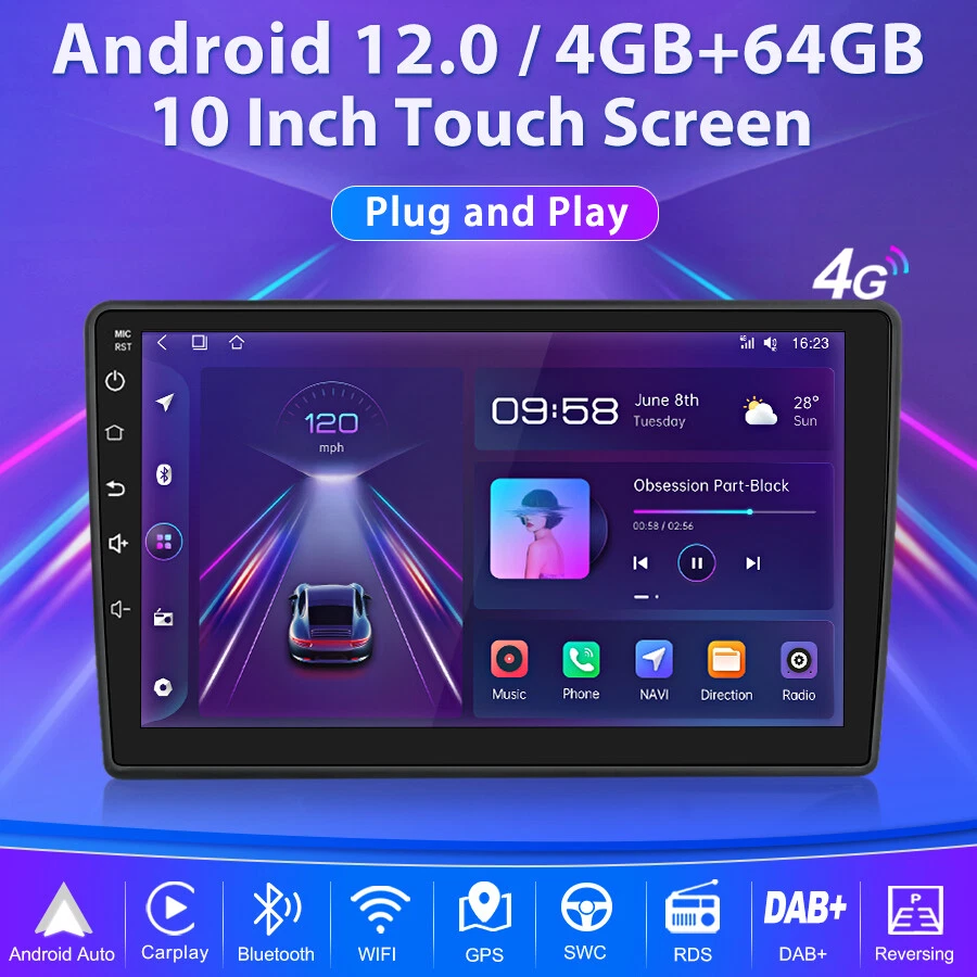  for jeep wrangler android13 car radio gps carplay camera 