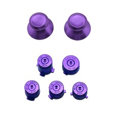 Metal Thumbsticks and Bullet ABXY Guide Buttons for Xbox 360 Controllers
