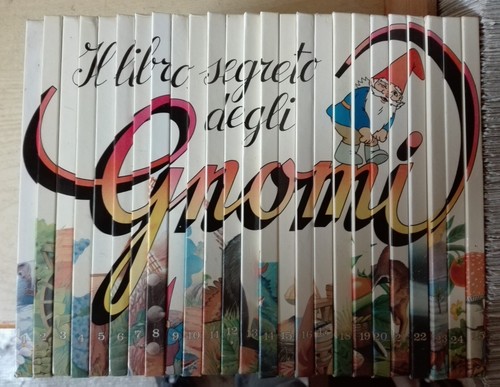 IL LIBRO SEGRETO DEGLI GNOMI 25 libri De Agostini serie COMPLETA fantasy vintage