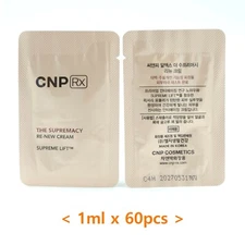 CNP Rx The Supremacy Re-New Cream 1ml x 60pcs Elastic Radiant K-Beauty