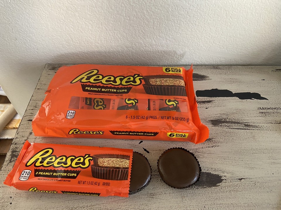 Display Faux Food Prop Reese Cups Package Of 6 Full Size | eBay