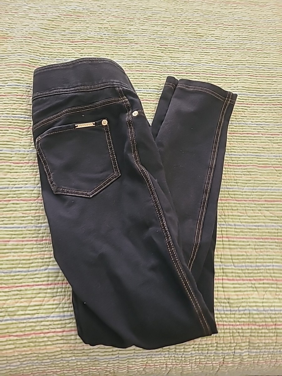 Nygard Slims Indigo Womens Jeans Bootcut Small 6-8 Dark Wash Slimming Pull  On