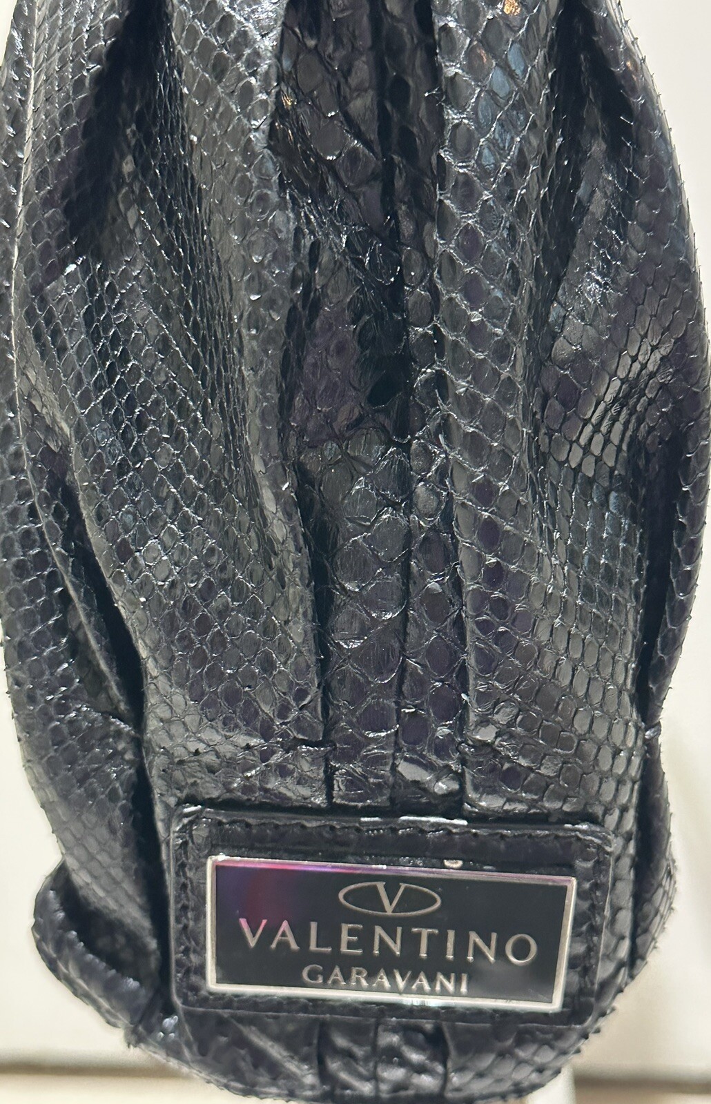 VALENTINO MAISON PYTHON SNAKESKIN HANDLE BAG - image 4