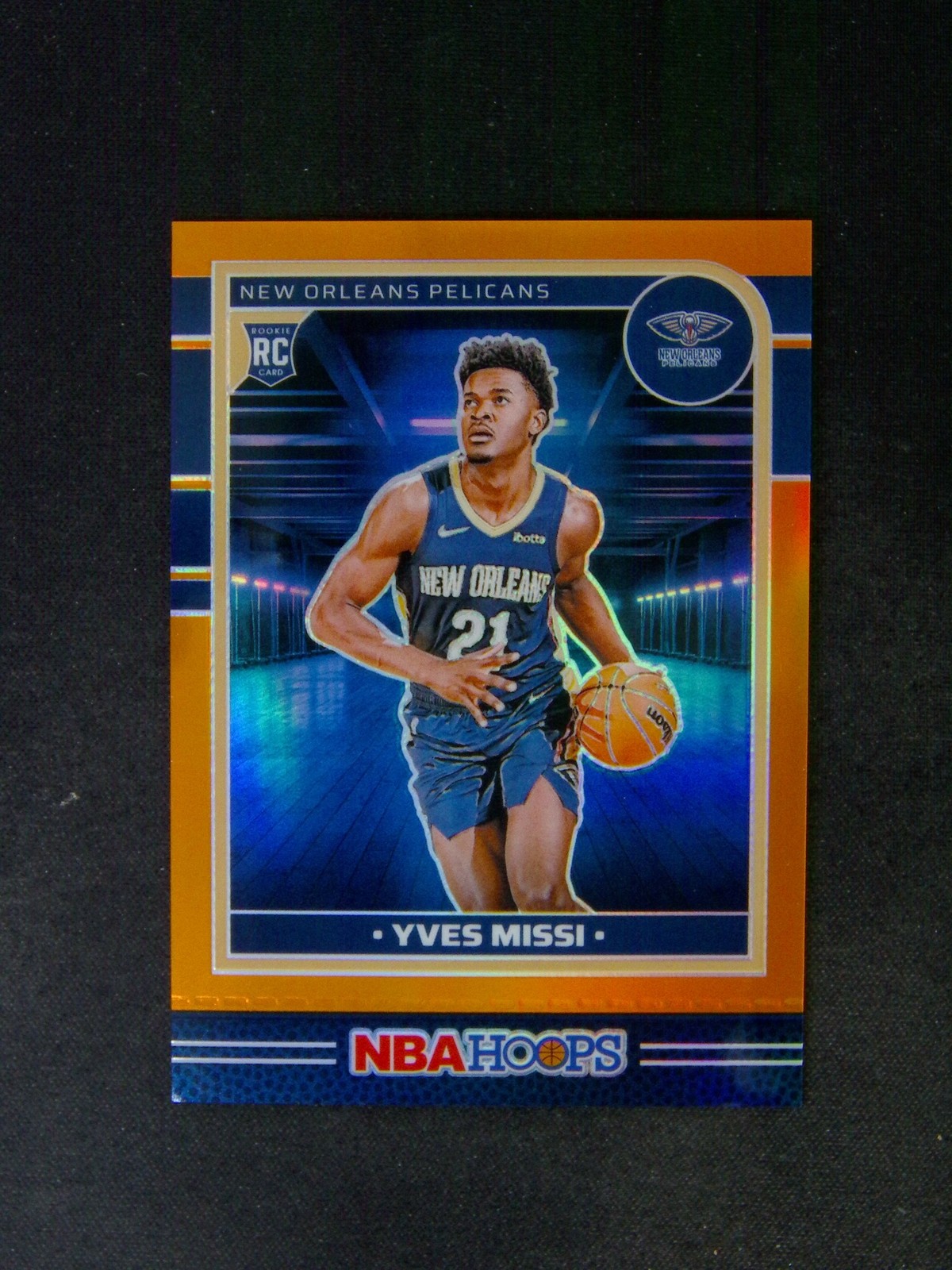 2024-25 Panini NBA Hoops Yves Missi #251 RC Orange /149