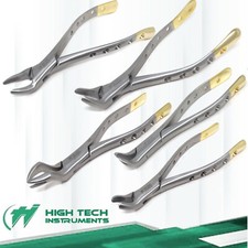 Set Of 5 German Dental Tooth Extracting Extraction Forceps -Dental Instrument
