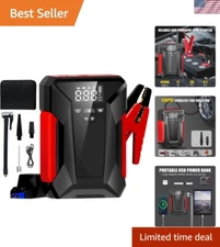 4000A Peak Car Jump Starter Battery Pack with Air Compressor Portable Power Bank