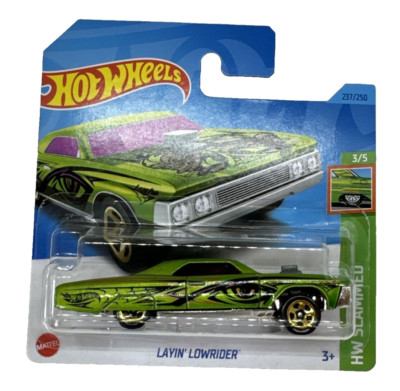 Hot Wheels Layin Lowrider grün HW Slammed Nummer 237 neu und ungeöffnet