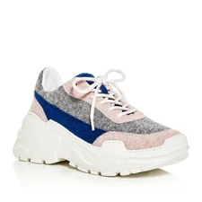 Joshua Sanders 258490 Womens Zenith High-Top Platform Sneakers Multi Size 37 M