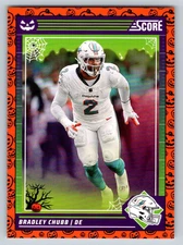 2024 Score-A-Treat #173 Bradley Chubb A-Treat - Orange Pumpkins