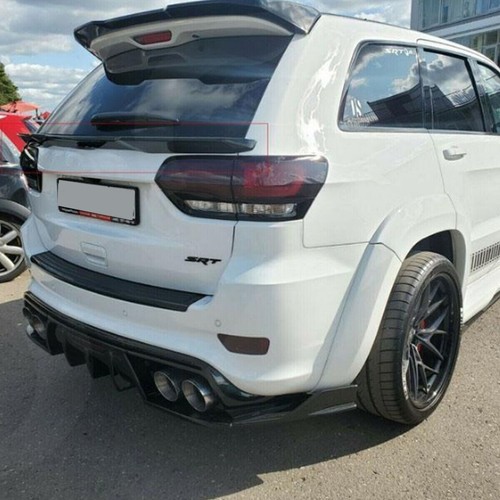 Gloss Black Middle Rear Trunk Spoiler Wing Lip For Jeep Grand Cherokee 2013-2021 - Picture 7 of 8