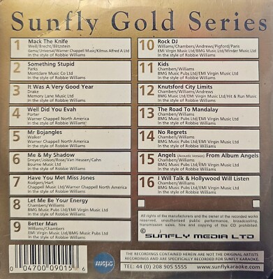 GD015  SUNFLY KARAOKE CDG