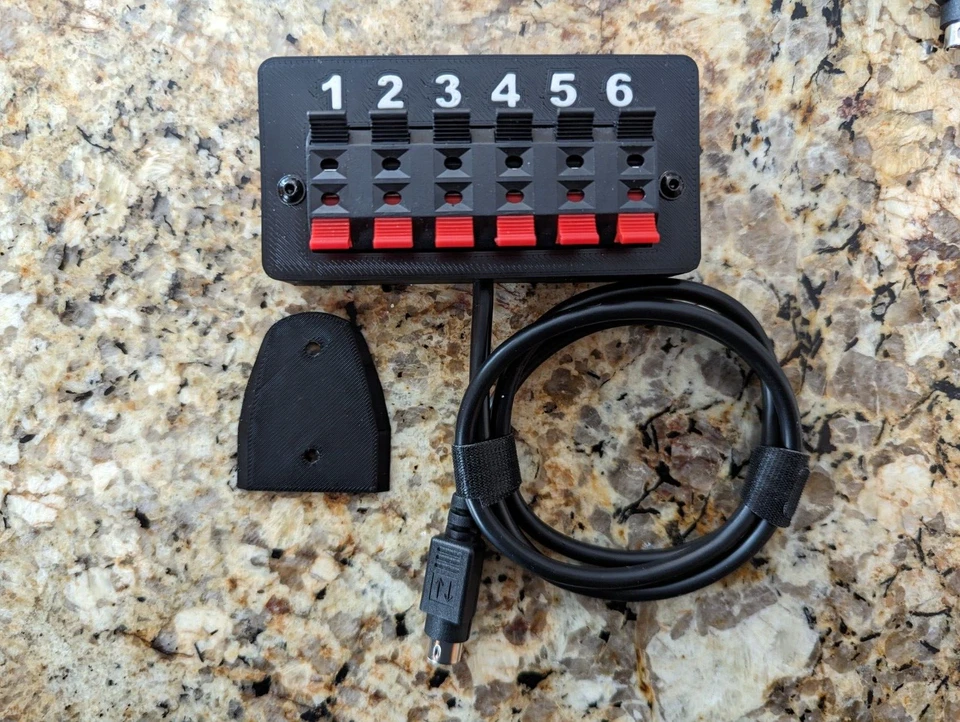 Neptune Apex Breakout Box Push Terminal Hidden Mounting Many Colors Available - Image 2 of 3