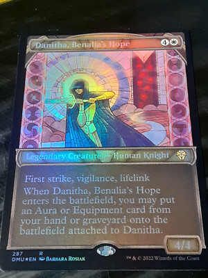 Danitha Benalia's Hope Textured FOIL ,Dominaria United ,NM,MTG