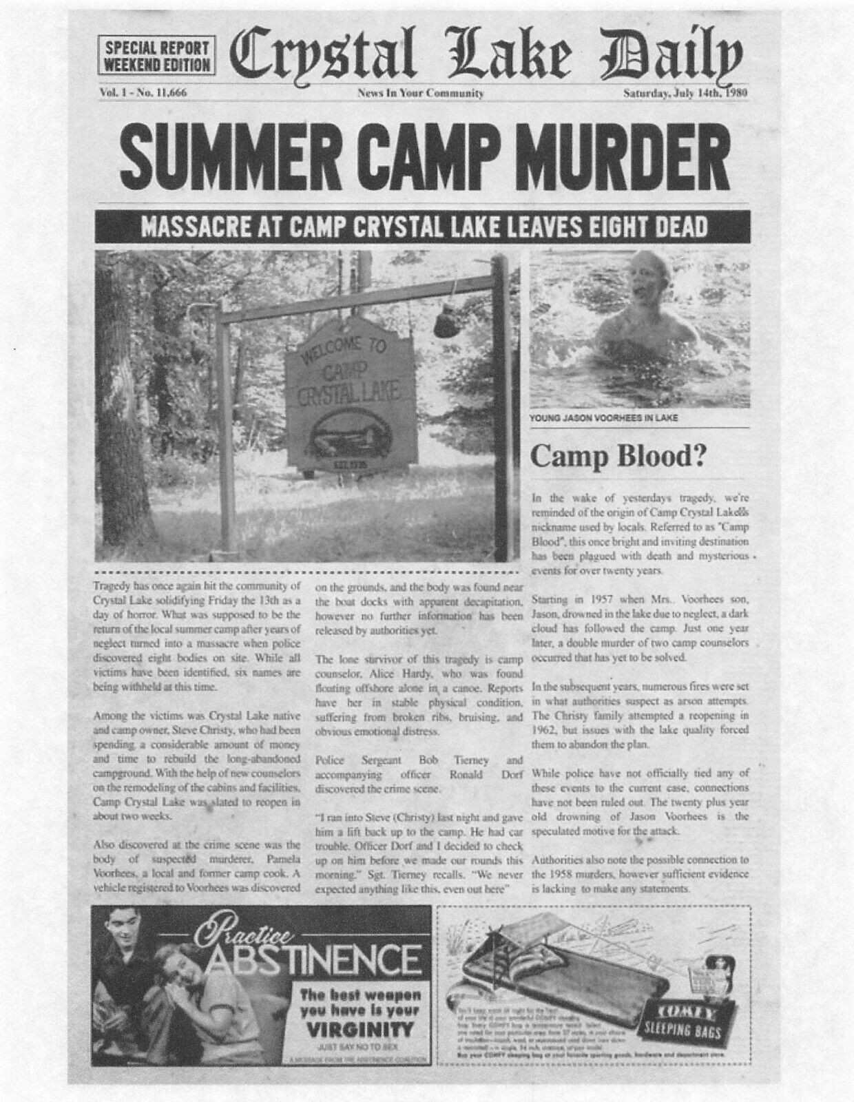 Friday The 13th: The Game — Live Your Own Camp Crystal Lake Summer