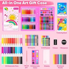 Drawing Kit Painting Art Set Art Kits Gifts Box, Arts and Crafts for girls