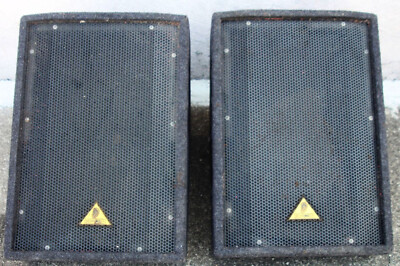 Set of 2 - Behringer Eurolive F1520 Pro Audio Monitor Speaker 15
