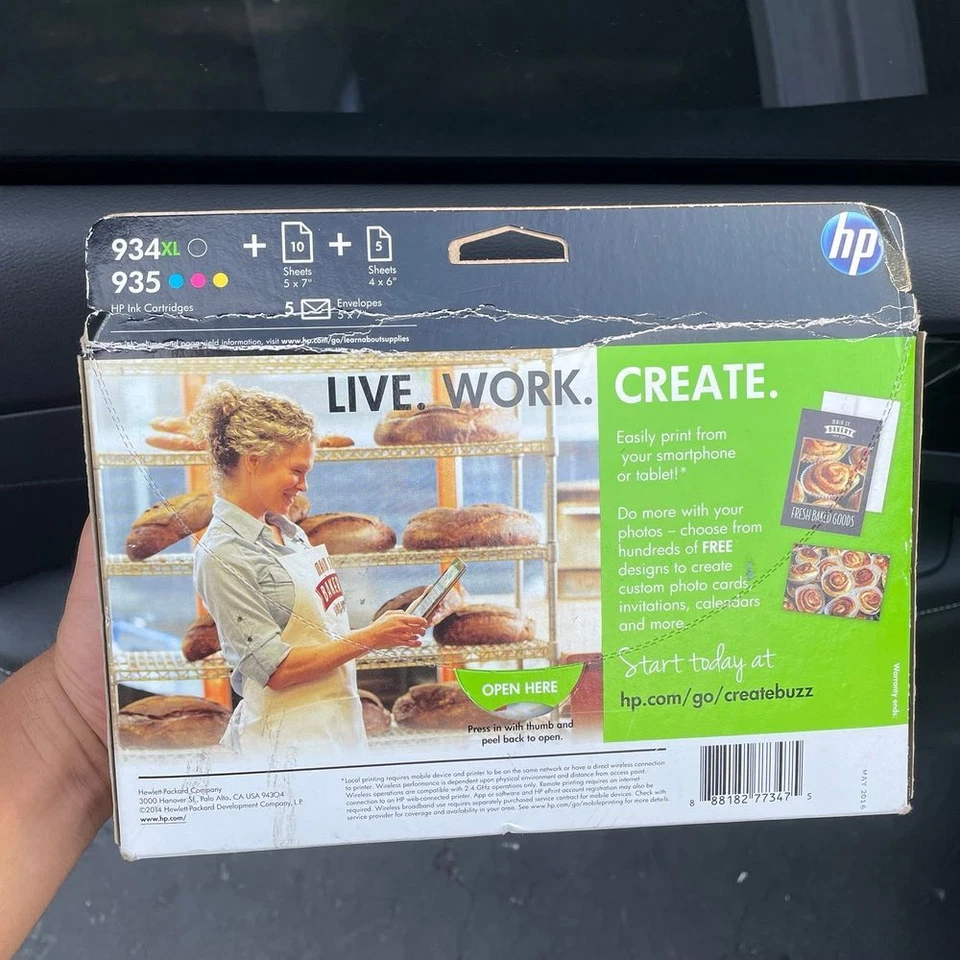 Cartucho de Tinta Colorida HP 934XL/935 - Pacote com 4 Mais Papel Fotográfico HP Jun/2016 - Imagem 2 de 4