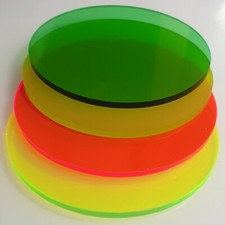 Plexiglas Acrylglas  Bunt Fluoreszierend Zusc...