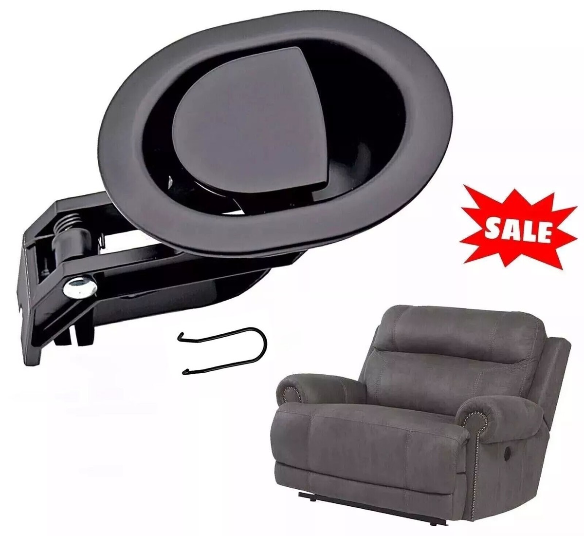 Recliner Vervanging Onderdelen Recliner Handvat Sofa Stoel Recliner Release Pull Handvat voor Stoel Sofa Couch-2 stks