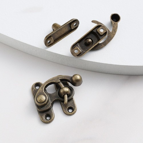 5Pcs Vintage Style Swing Bag Chest Hasp Box Latch Suitcase Lock Clasp W