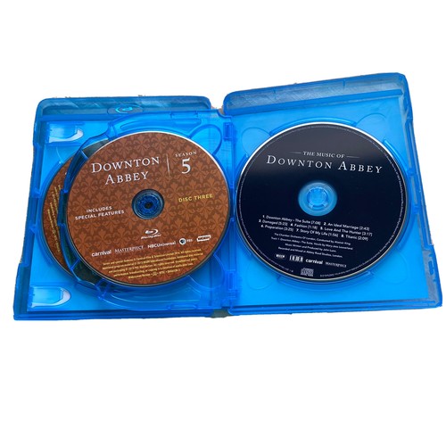 Downton Abbey Fifth Season (Blu-ray, 2015) w/ Target Bonus CD PBS Original UK ED - 第 4/4 張圖片