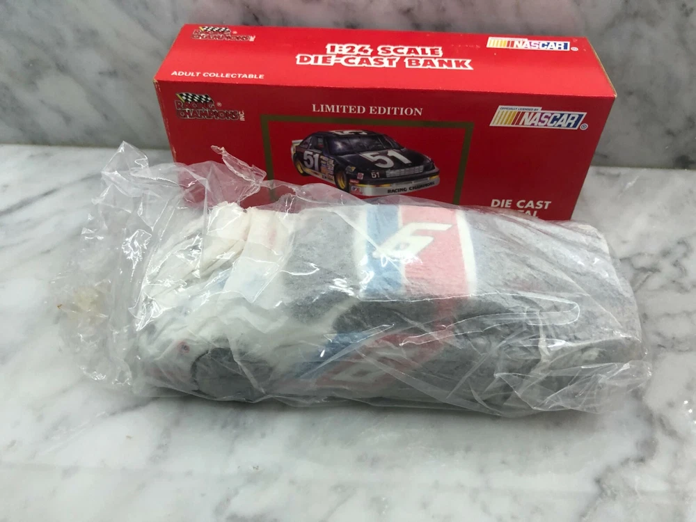#6 Mark Martin 1992 Racing Champions Car Bank 1 24 Scale Ford 1 of 7500