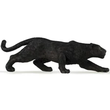 Black Leopard Animal Figure - Hand Painted & Collectible Toy - Papo 50026