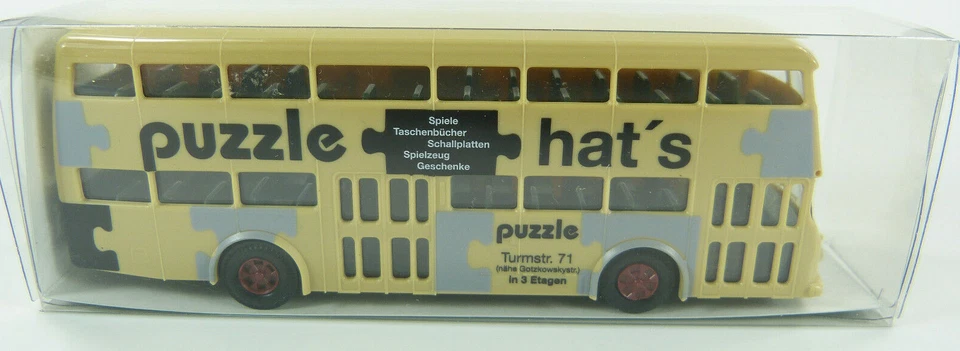 Büssing Doppeldecker Bus Puzzle hat's / Turmstr. 71 H0 Classic 1:87 [ST] - Bild 2 von 3