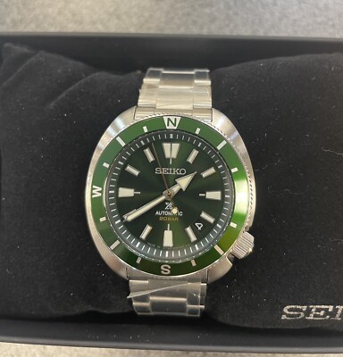 Seiko Prospex Land Turtle Automatic Green Dial Men's Watch SRPH15