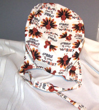 Unisex GOBBLE 'TIL YOU WOBBLE Fabric Bandana Head Wrap
