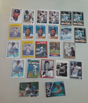 Gary Sheffield 23 Card Rookies Lot - Topps, Fleer Stadium Club & Dream Team 