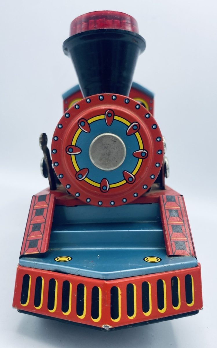 Jouet Ancien Locomotive En Tôle Fairyland Daïya Japan - Train Rétro Des Années 50-60, Vintage