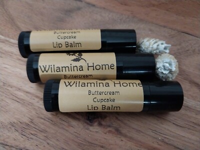 Handmade Buttercream Cupcake Lip Balm