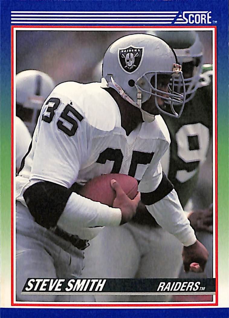 1990 Score  Steve Smith #80   Los Angeles Raiders