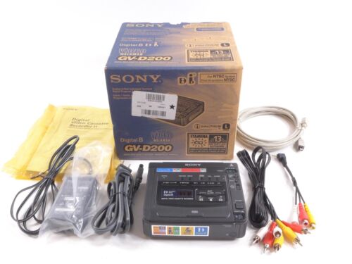 Sony GV-D200 Digital Video Cassette Player Recorder 8mm Hi8 Digital 8 GVD200