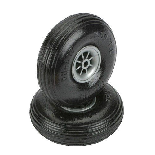 1 Pair Of RC Plane PU Wheel With Plastic Hub 4"(D101.6x H35 X D5mm) NEW-in Parts - Foto 10