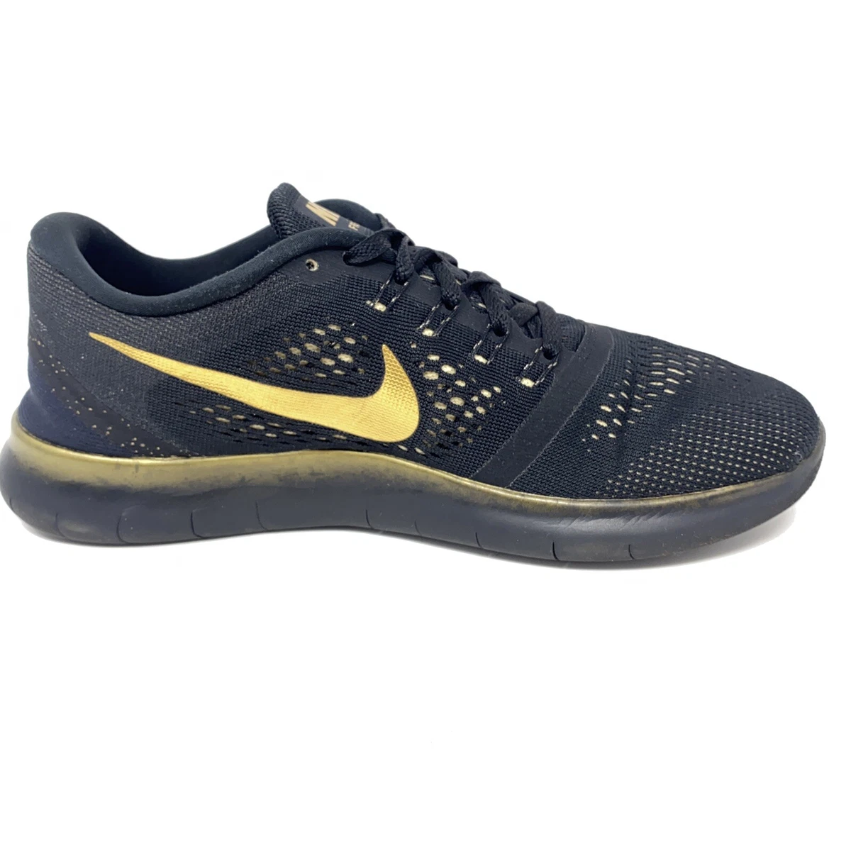 Nike free run gold and cheap black