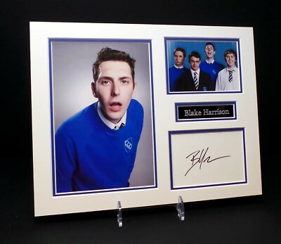 Blake HARRISON Signed Mounted Photo Display + Dealer COA The Inbetweeners