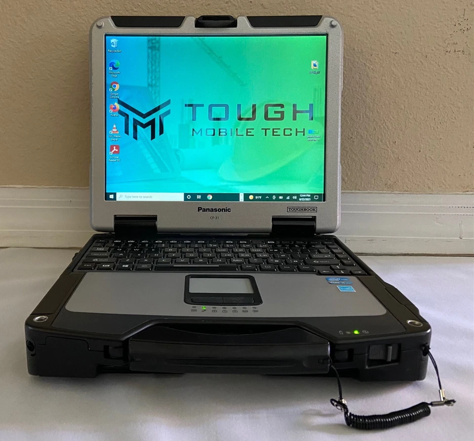 TOUGH MOBILE TECH BLACK Panasonic CF-31 MK3 8GB.256GB SSD DVD Win10 Pro - Image 2 of 4